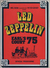 LED ZEPPELIN POSTER PAGE . 1975 EARLS COURT CONCERT PROGRAMME FRONT COVER . S17