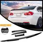 Glossy Black Adjustable Car Rear Trunk Spoiler Lip Roof Tail Wing For Car Sedan (For: 2009 Acura TSX)