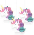 Enchanted Unicorn Fantasy Animal Kids Birthday Party Honeycomb Decorations