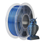 SUNLU Dual Color Silk PLA Plus 3D Printer Filament 1KG Shiny Black+Blue