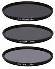 ICE 58mm 3 Filter Set ND1000  ND64  ND8 Neutral Density ND 58 Optical Glass Thin