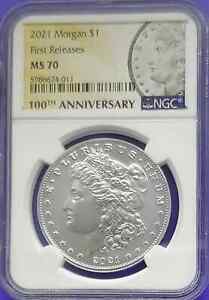 2021 P Morgan Silver Dollar - Privy NGC MS70 ~ FIRST Releases ~ Rare
