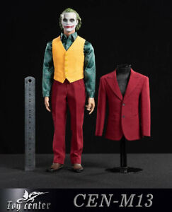 Toy center 1/6 The Joker Red Suit Clothes Pants Model Set F12'' Male Figure Body