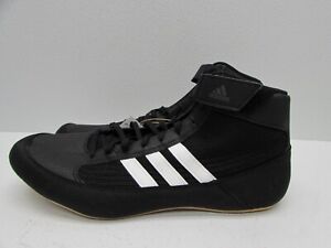 Adidas Wrestling Shoes Havoc HVC 2 AQ3325 Black White Men's size 13 Med. NEW
