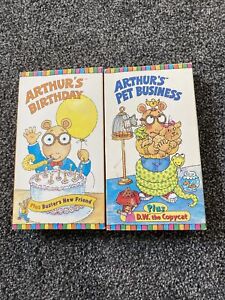 Arthur’s Birthday/Arthurs Pet Business 2 VHS Lot