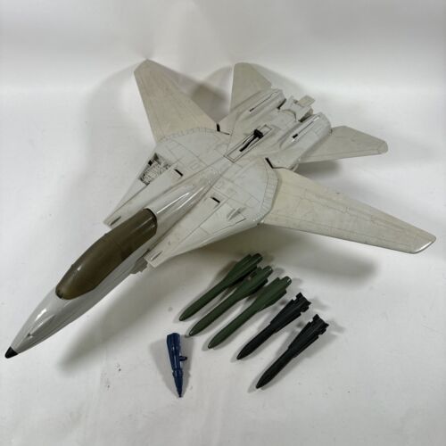 Vintage GI JOE SKYSTRIKER Vehicle 1983 Hasbro F15 Plane Toy With Missiles