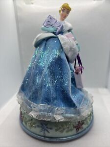 Gemmy-Disney's Cinderella Musical Figurine Toy -Joy to the World-Christmas Shop
