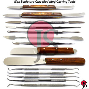 Wax Sculpture Pottery Polymer Clay Modeling Carving Tools DIY Ceramic Sculpting