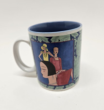 1928 Jewelry Company Art Deco Style Flapper 1920s Women Tropical Coffee Mug