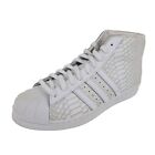Adidas Pro Model Reflective Snake D69287 White Men Leather Shoes Sneakers Size 9