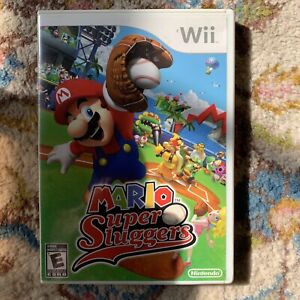 Mario Super Sluggers (Wii, 2008) Nintendo Case and Game Only