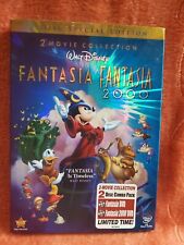 Disney's Fantasia and Fantasia 2000 (2 Movie Collection DVD Set) - NEW/SEALED