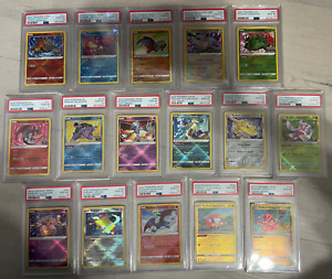 Complete PSA 10 Pokemon Radiant Collection 16 Charizard 11 20 Blastoise 18 Eevee
