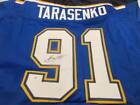 Vladimir Tarasenko of the St Louis Blues signed autographed hockey jersey PAAS C