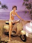 1960s Vintage Vespa Scooter Pin Up sales Poster 13 x 17 Giclee Iris Print