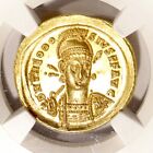 New ListingTheodosius II Gold Solidus Roman Empire 402-450 AD NGC MS Uncirculated!