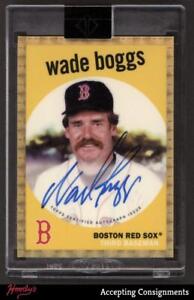 2023 Topps Transcendent 1959 Superfractor Autograph Wade Boggs AUTO 1/1 Red Sox
