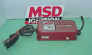 MSD 6AL Ignition Box # 6420 with 8000 RPM Module Tested Good Today D10
