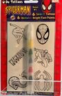 Marvel Spider-Man Series #1 Color-in Temporary Tattoos with Face Paint Pen