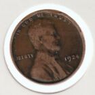 Rare 100 Year's Old 1924 US Liberty Lincoln Wheat Penny Collection Coin Antique