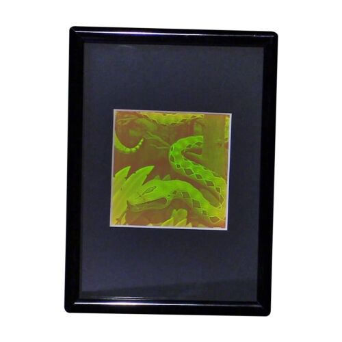 New ListingSnake Matted Hologram Picture, Collectible Polaroid Photopolymer Film