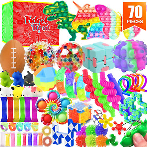 Fidget Toys Set, 70 Pack Sensory Toys Party Favors Kids Autism Autistic Treasure