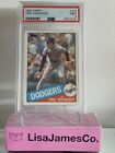 1985 Topps baseball Orel Hershiser Rookie card #493 PSA graded MINT 9 Dodgers