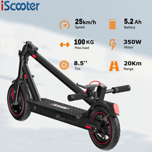 Adults 350W Electric Scooter Foldable E-Scooter Long Range Safe Urban Commuter