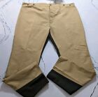 NWT Frontier Classics Saddle Trousers Button Fly Two Tone Canvas 54X36