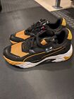 Puma Bmw M Motorsport Rs-Trck Mens Size 11 Black Amber Sneakers Shoes Super Rare