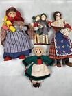 Interesting Group Of Vintage Cloth Dolls, Germany, France, Yugoslavia