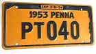 New ListingVintage Bicycle License Plate Pennsylvania 1953 Schwinn stingray krate mini
