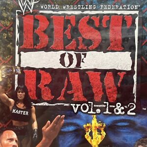 WWF Best Of Raw Vols 1 &2 Vintage Complete With Insert The Rock 2001 2 Disc DVD