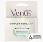 Gillette Venus Pubic Hair & Skin Razor Blade Refill Cartridges 4ct