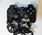 Sony PlayStation 2 Wired DualShock Controller Black, OEM Authentic