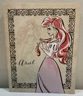 Artissimo Disney Princess Ariel Lil Mermaid Wrapped Frame Canvas Wall Art 8 X 10