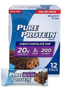 Pure Protein Bars, High Protein, Nutritious Snacks to Support Energy, Low Sugar