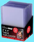 25 Ultra Pro 3x4 55PT THICK TOPLOADERS Rigid Clear Standard Size Trading Card
