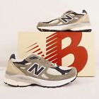 New Balance 990v3 (M990T03) Athletic Sneakers in Grey/Blue - Men's Size 4
