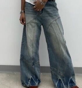 Men’s Wide Leg Flared Jeans Designer 13.5 inch leg opening- 34 inch waist