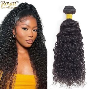 12A Kinky Curly Brazilian Virgin Human Hair 1 Bundle 100g Weft Natural Black