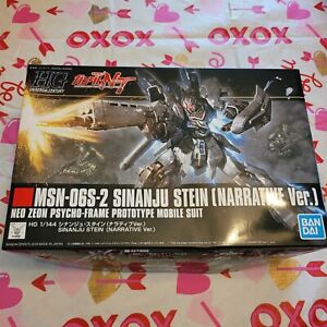 Bandai Hobby HGUC Gundam NT Narrative Ver. Sinanju Stein HG 1/144 Model Kit USA