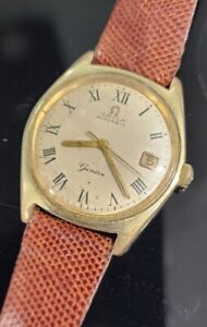 1964 OMEGA Geneve Automatic Ref 166.041 Cal 561 Roman Dial Men's Date Watch