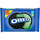 OREO Mint Creme Chocolate Sandwich Cookies, Family Size, 18.71 oz Fast Shipping
