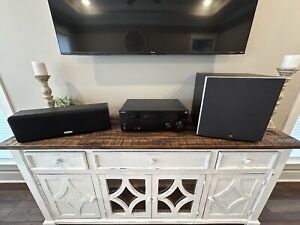 New ListingSony STR-DH750 Home Stereo Receiver With Polk Audio Mid Speaker and Subwoofer