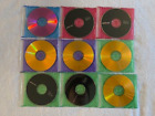 Lot of 9 Memorex Blank CD-R CDs - Music - Cool Colors - 40X 700MB 80 Min - New