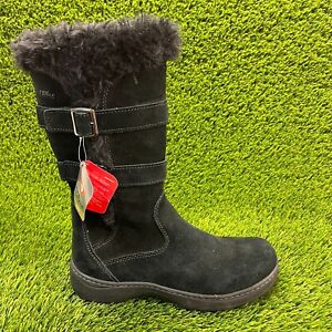 LL Bean Nordic Womens Size 10 Black Casual Outdoor Waterproof Zip Boots 290472