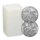 Roll of 20 - 1 Troy oz Genghis Khan Design .999 Fine Silver Round