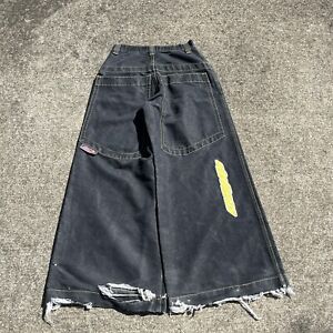 Vintage 90’s Rave JNCO Jeans | Reflective Solid States | 28x30 | Rave Skater