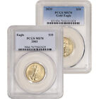 American Gold Eagle 1/4 oz $10 - PCGS MS70 Random Date and Label